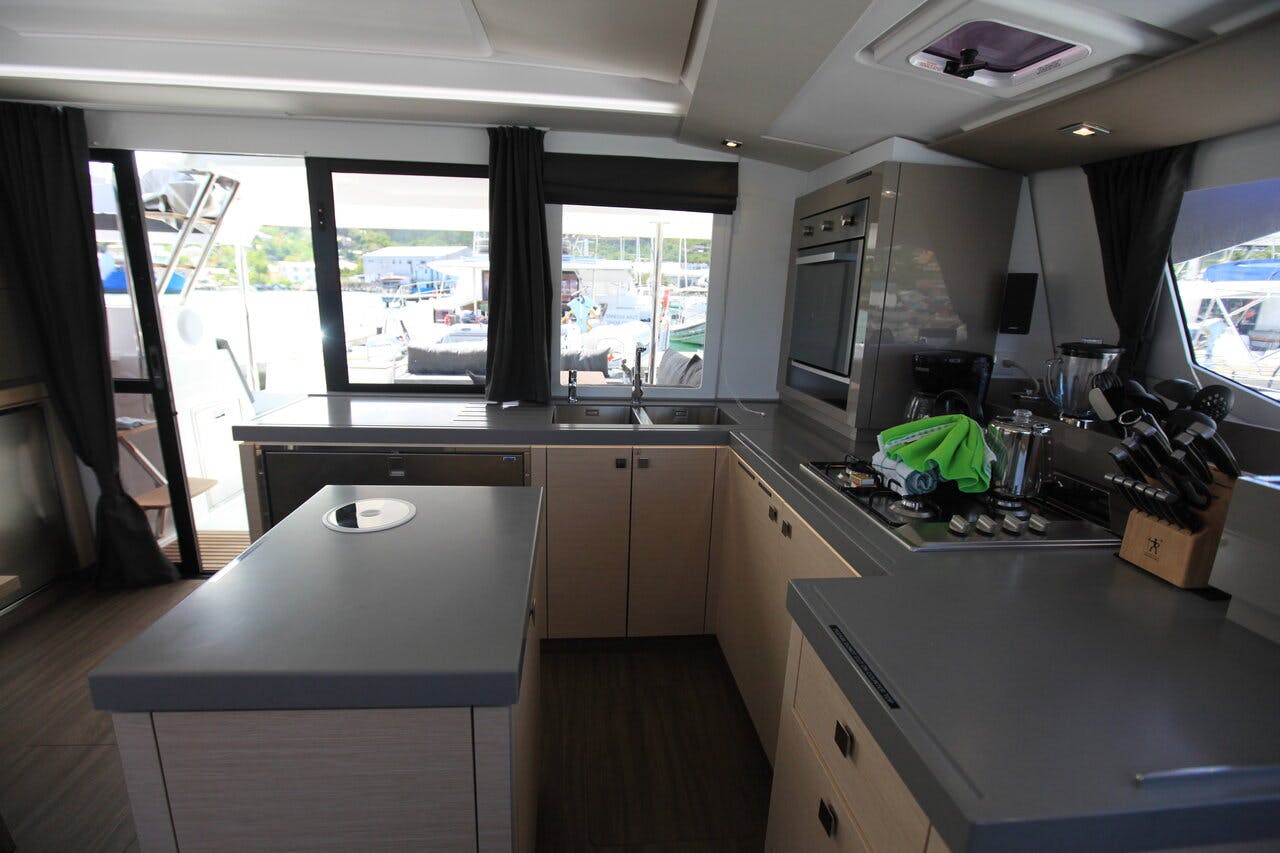 Book Fountaine Pajot Saona 47 Quintet - 5 + 1 cab. Catamaran for bareboat charter in Ritter House Marina, Tortola, British Virgin Islands with TripYacht!, picture 15
