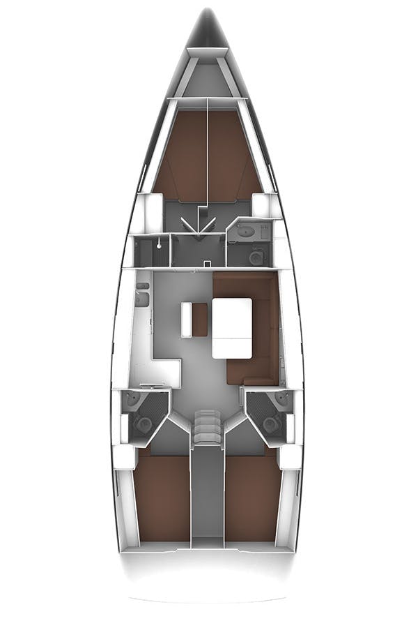 Book Bavaria Cruiser 46 - 4 cab. Sailing yacht for bareboat charter in Seychelles, Praslin, Mahé, Seychelles with TripYacht!, picture 2