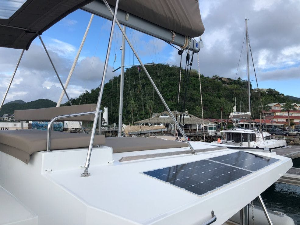 Book Bali 4.5 - 4 + 2 cab. Catamaran for bareboat charter in Antigua, Jolly Harbour Marina, Antigua, Caribbean with TripYacht!, picture 8