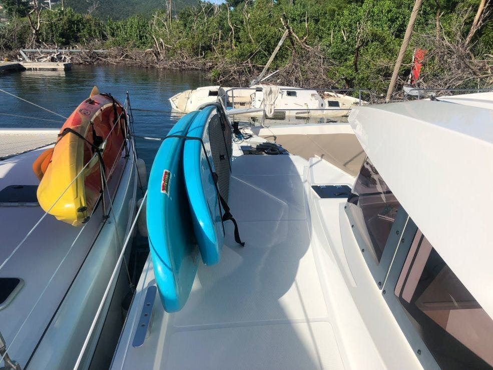 Book Bali 4.5 - 4 + 2 cab. Catamaran for bareboat charter in BVI, Hodge's Creek Marina, British Virgin Islands with TripYacht!, picture 4