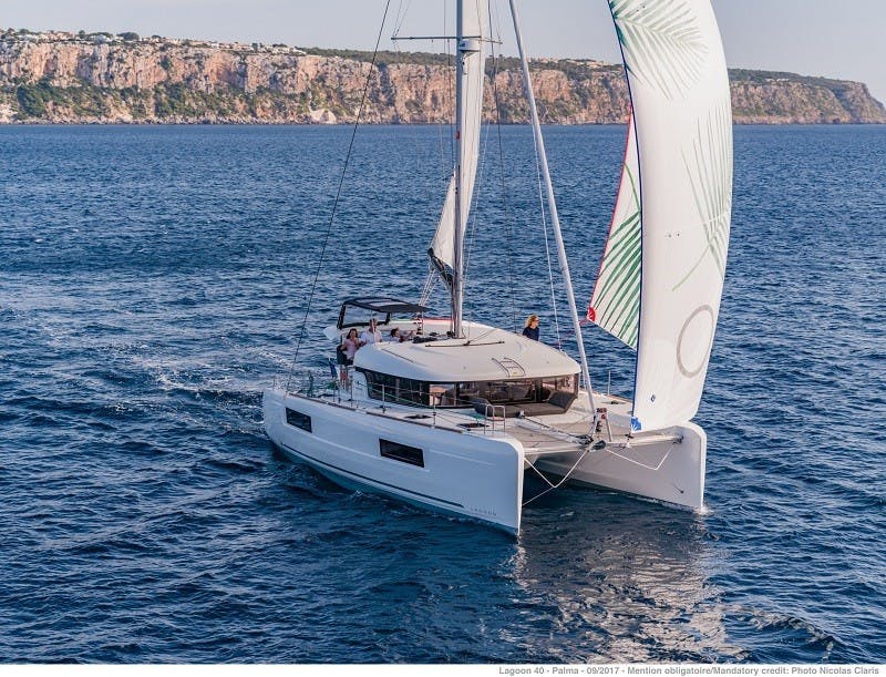 Book Lagoon 40 - 4 + 2 cab Catamaran for bareboat charter in Sicily, Portorosa, Sicily, Italy with TripYacht!, picture 1