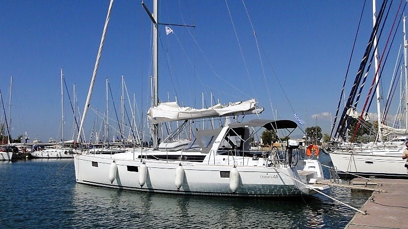 Book Oceanis 48 - 5 cab. Sailing yacht for bareboat charter in Paros, Cyclades, Greece with TripYacht!, picture 5