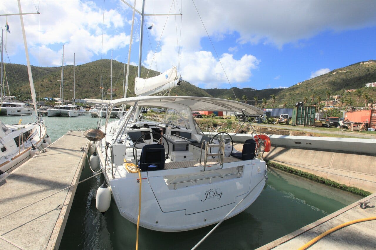 Book Oceanis 48 - 4 cab. Sailing yacht for bareboat charter in Ritter House Marina, Tortola, British Virgin Islands with TripYacht!, picture 3
