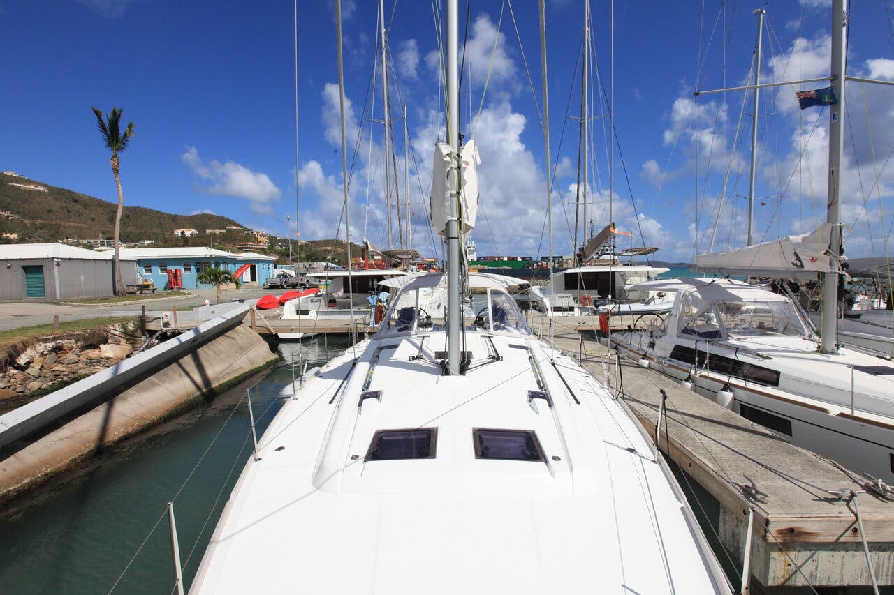 Book Oceanis 48 - 4 cab. Sailing yacht for bareboat charter in Ritter House Marina, Tortola, British Virgin Islands with TripYacht!, picture 4