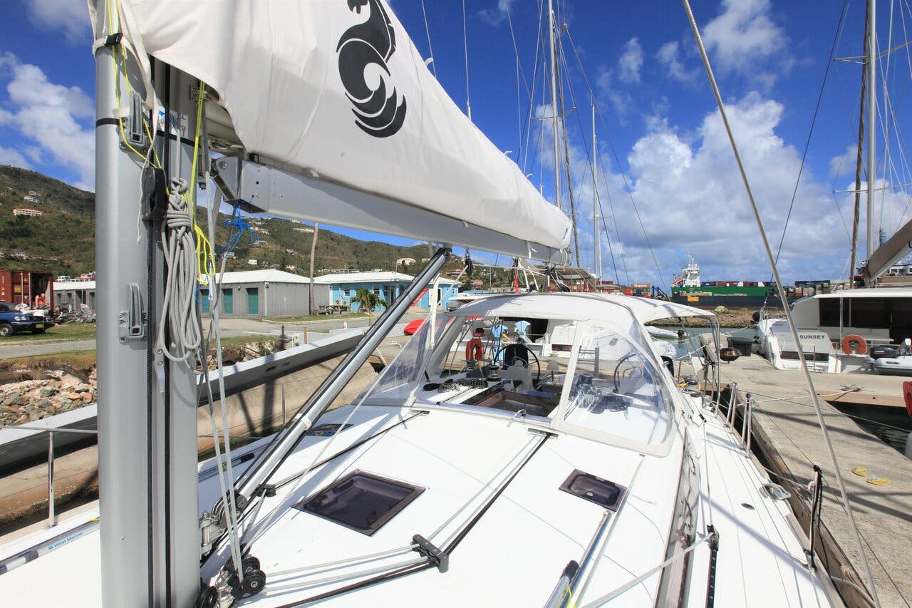 Book Oceanis 48 - 4 cab. Sailing yacht for bareboat charter in Ritter House Marina, Tortola, British Virgin Islands with TripYacht!, picture 5