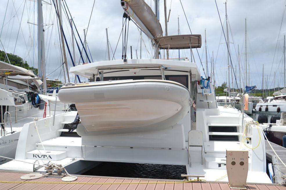 Book Bali 4.0 - 4 + 2 cab. Catamaran for bareboat charter in Martinique, Le Marin, Martinique, Caribbean with TripYacht!, picture 1