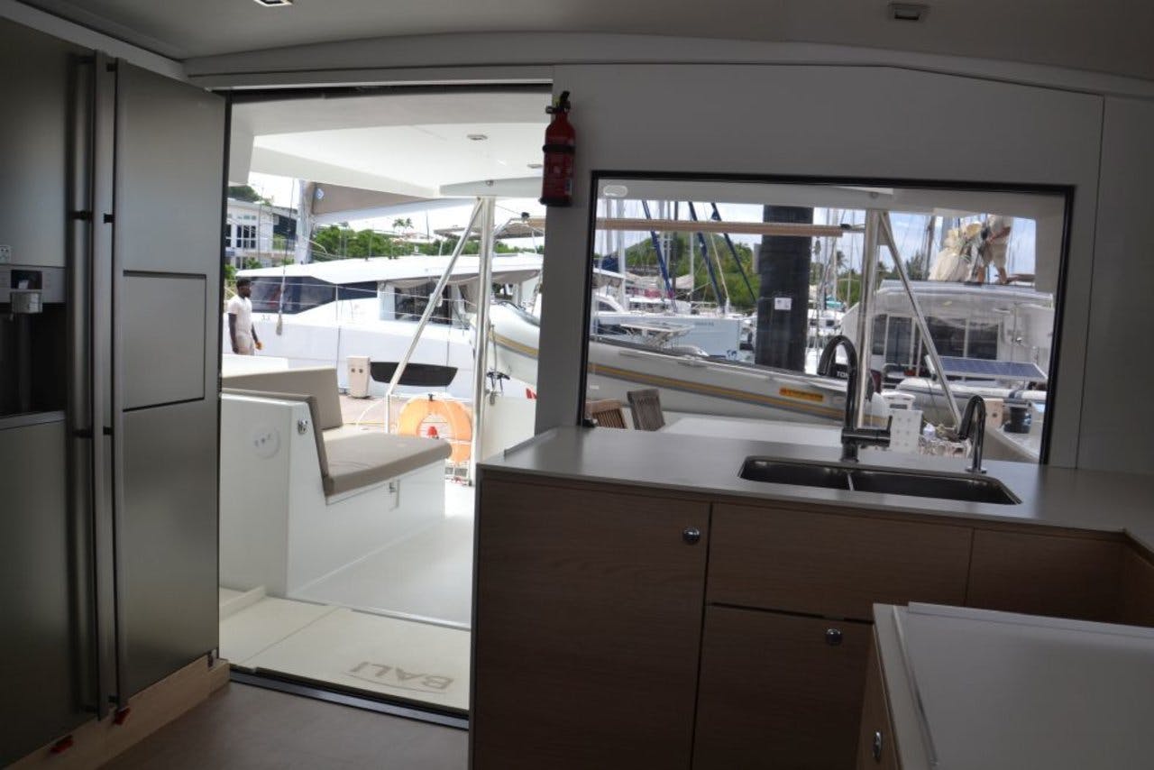 Book Bali 4.5 - 4 + 2 cab. Catamaran for bareboat charter in Martinique, Le Marin, Martinique, Caribbean with TripYacht!, picture 11