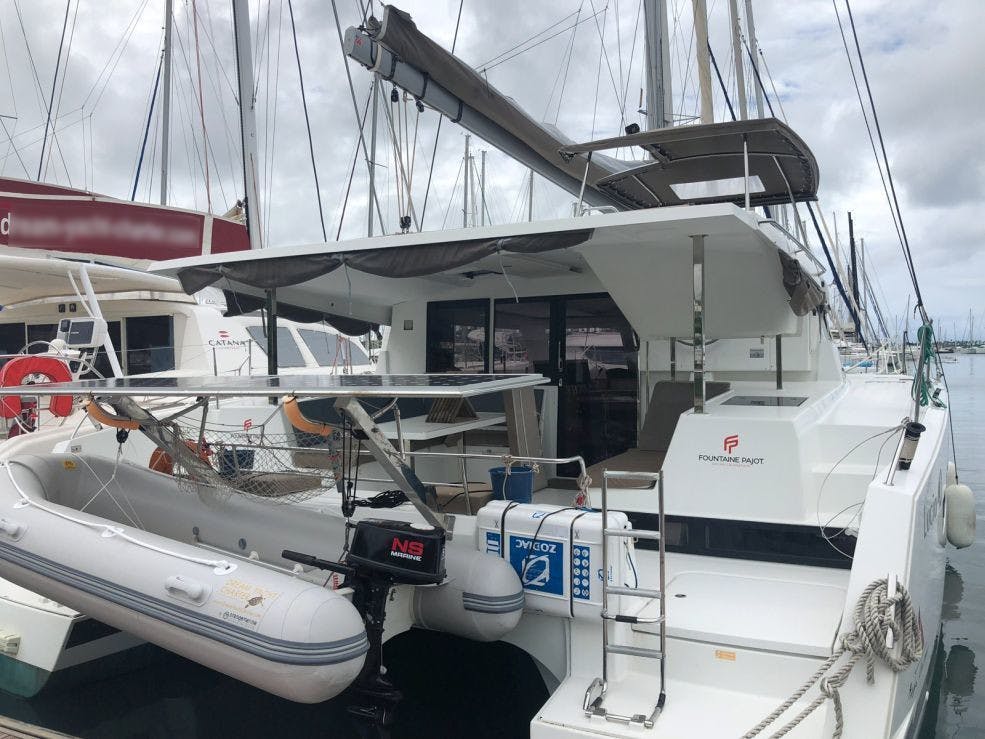 Book Fountaine Pajot Lucia 40 Catamaran for bareboat charter in Martinique, Le Marin, Martinique, Caribbean with TripYacht!, picture 3