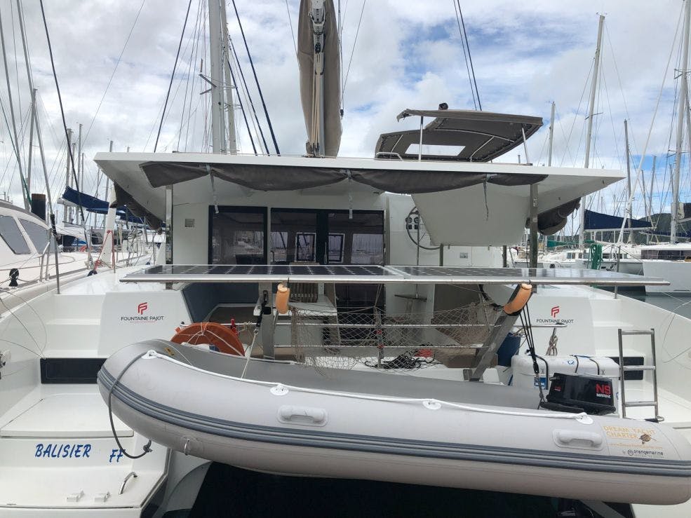 Book Fountaine Pajot Lucia 40 Catamaran for bareboat charter in Martinique, Le Marin, Martinique, Caribbean with TripYacht!, picture 1