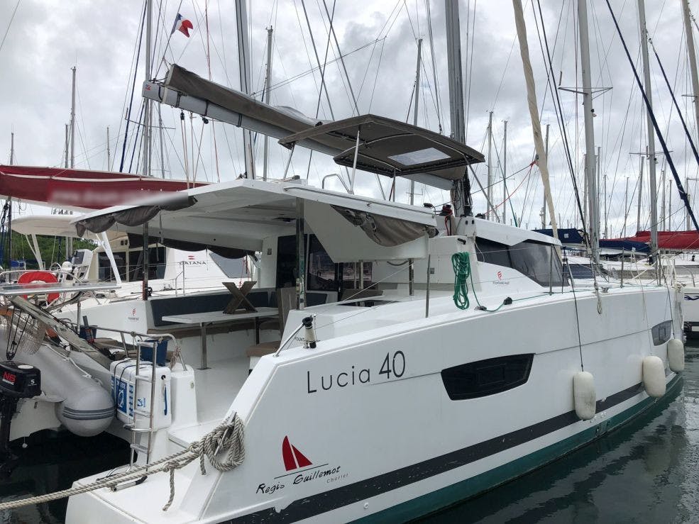 Book Fountaine Pajot Lucia 40 Catamaran for bareboat charter in Martinique, Le Marin, Martinique, Caribbean with TripYacht!, picture 4
