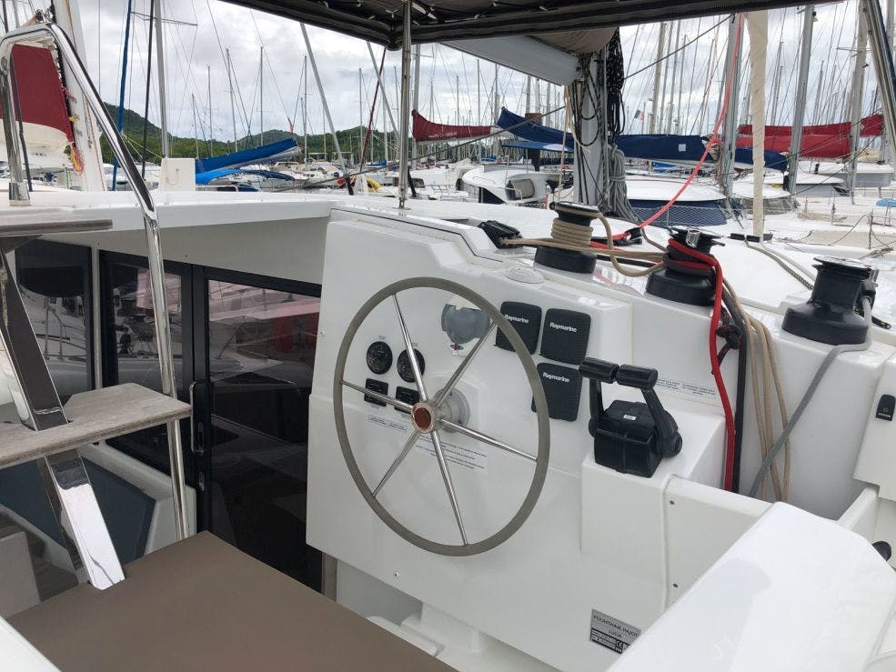 Book Fountaine Pajot Lucia 40 Catamaran for bareboat charter in Grenada, Port Louis Marina, Grenada, Caribbean with TripYacht!, picture 5