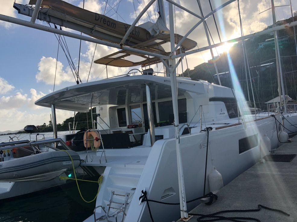 Book Lagoon 52 F - 6 + 2 cab. Catamaran for bareboat charter in Marsh Harbour, Conch Inn Marina, Abaco Islands, Bahamas with TripYacht!, picture 3