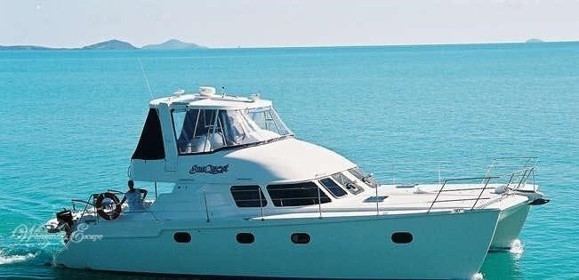 Book Conquest 44 Power catamaran for bareboat charter in Whitsundays, Airlie Beach, Coral Sea Marina, Whitsunday Region of Queensland, Australia and Oceania with TripYacht!, picture 1