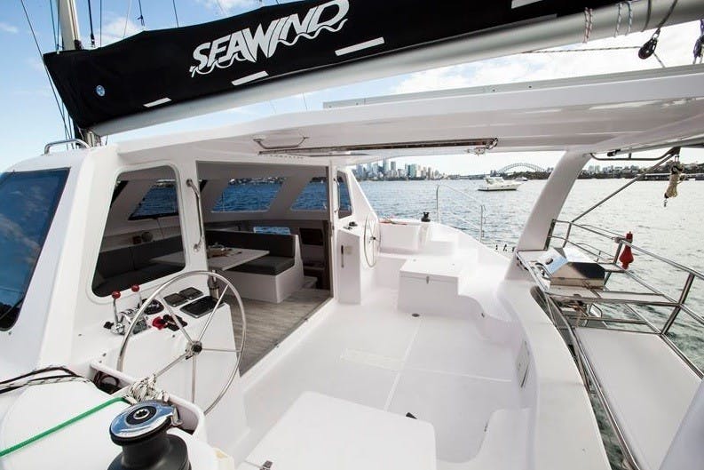 Book Seawind 1160 Lite Catamaran for bareboat charter in Whitsundays, Airlie Beach, Coral Sea Marina, Whitsunday Region of Queensland, Australia and Oceania with TripYacht!, picture 4