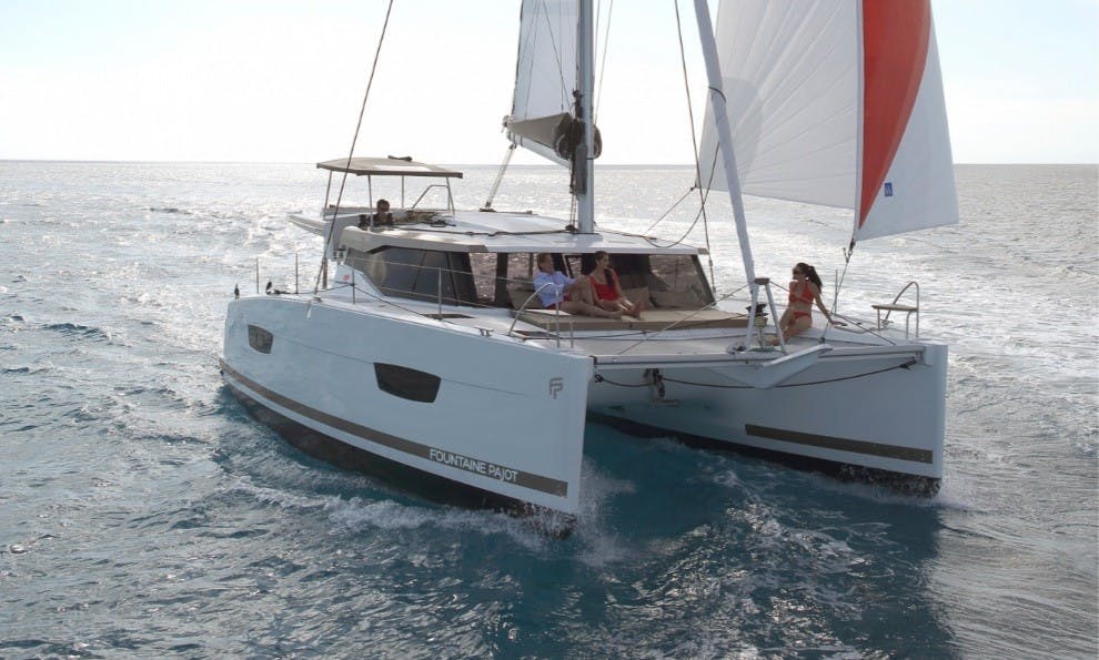 Book Fountaine Pajot Lucia 40 - 3 cab. Catamaran for bareboat charter in Nassau, Palm Cay Marina, New Providence, Bahamas with TripYacht!, picture 1