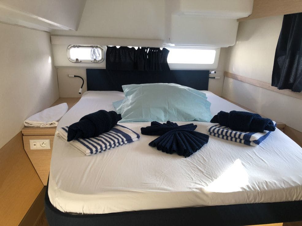Book Helia 44 - 4 + 2 cab. Catamaran for bareboat charter in Antigua, Jolly Harbour Marina, Antigua, Caribbean with TripYacht!, picture 11