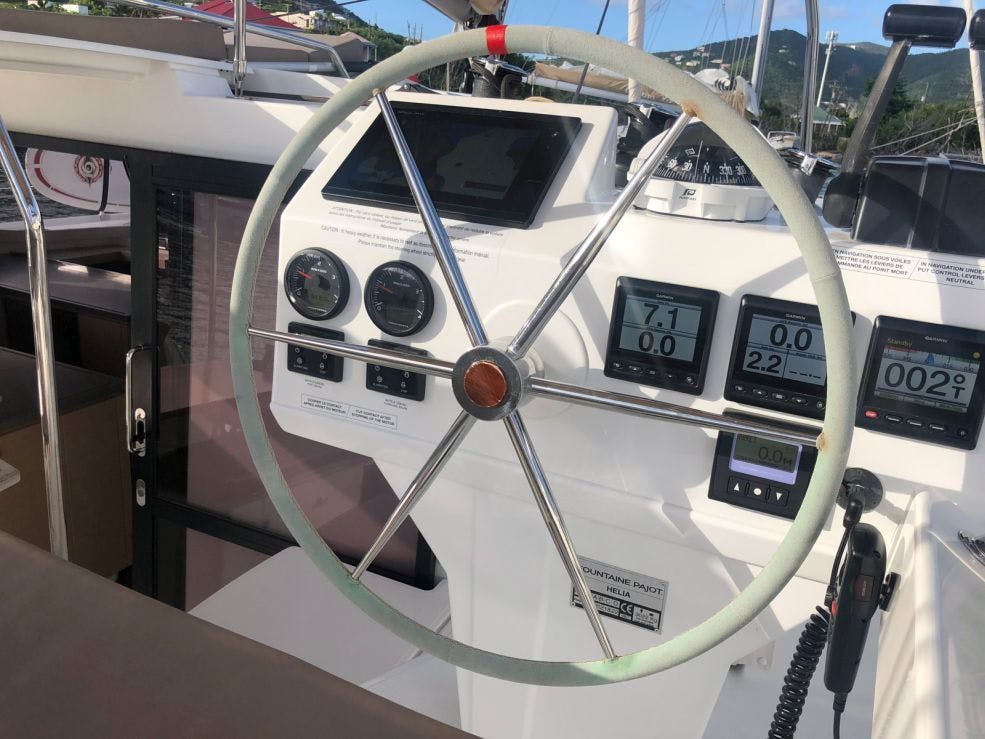 Book Helia 44 - 4 + 2 cab. Catamaran for bareboat charter in Antigua, Jolly Harbour Marina, Antigua, Caribbean with TripYacht!, picture 5