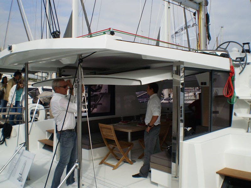 Book Bali 4.0 - 4 + 2 cab. Catamaran for bareboat charter in Placencia, Roberts Grove Marina, Belize with TripYacht!, picture 7