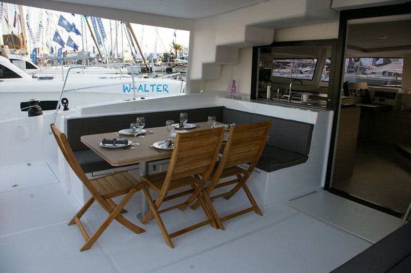 Book Bali 4.5 - 4 + 2 cab. Catamaran for bareboat charter in Placencia, Roberts Grove Marina, Belize with TripYacht!, picture 14