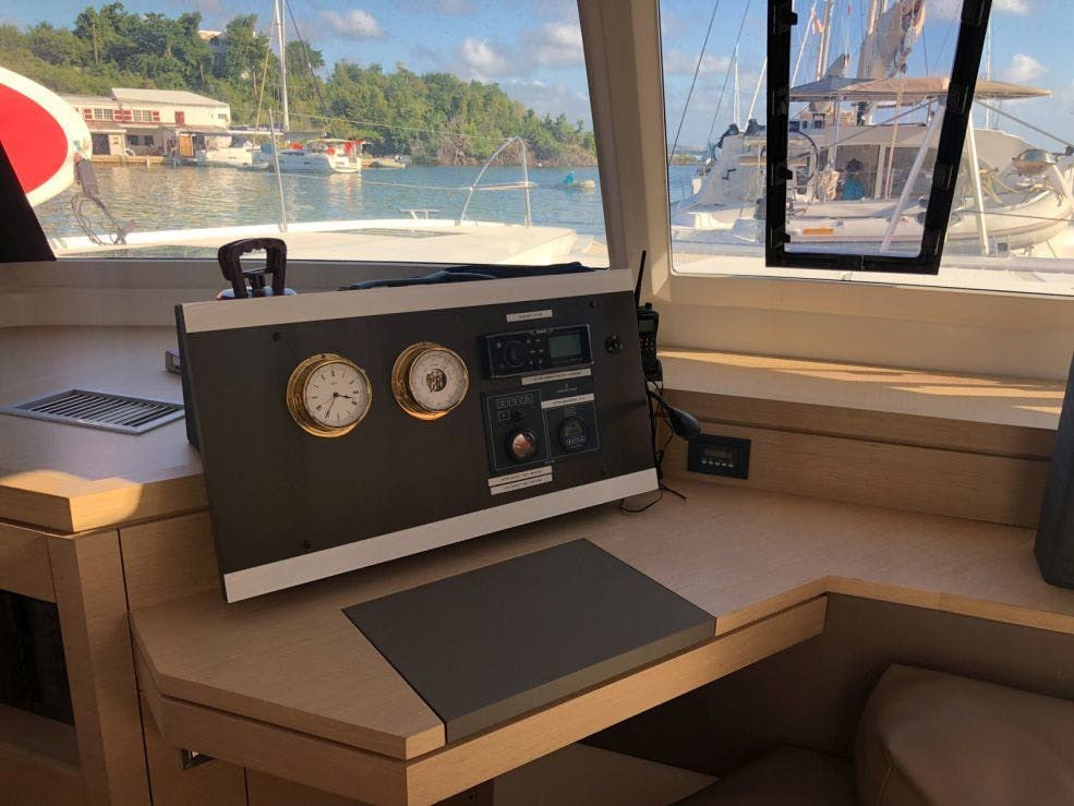 Book Fountaine Pajot Saona 47 Quintet - 5 + 1 cab. Catamaran for bareboat charter in BVI, Hodge's Creek Marina, British Virgin Islands with TripYacht!, picture 24