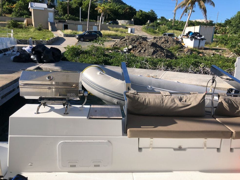 Book Fountaine Pajot Saona 47 Quintet - 5 + 1 cab. Catamaran for bareboat charter in BVI, Hodge's Creek Marina, British Virgin Islands with TripYacht!, picture 11