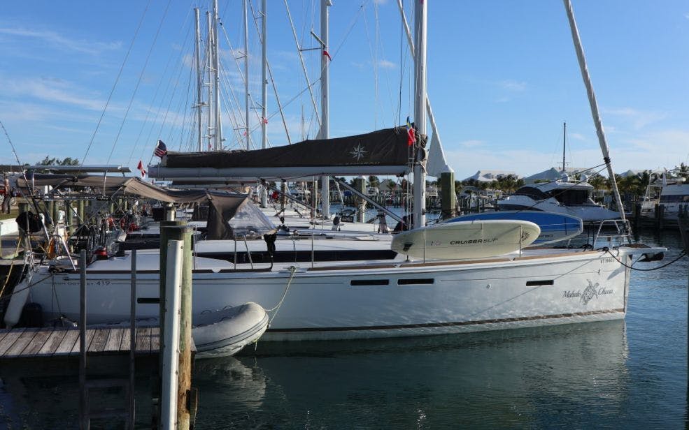 Book Sun Odyssey 419 Sailing yacht for bareboat charter in Nassau, Palm Cay Marina, New Providence, Bahamas with TripYacht!, picture 1