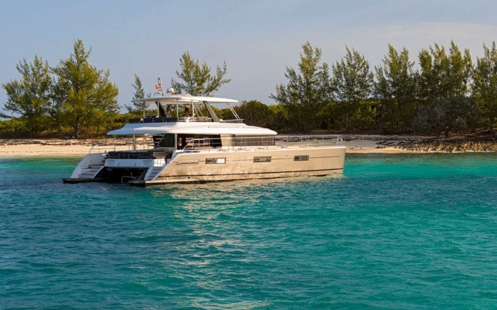 Book Lagoon 630 - 5 + 2 cab. Power catamaran for bareboat charter in Nassau, Palm Cay Marina, New Providence, Bahamas with TripYacht!, picture 13
