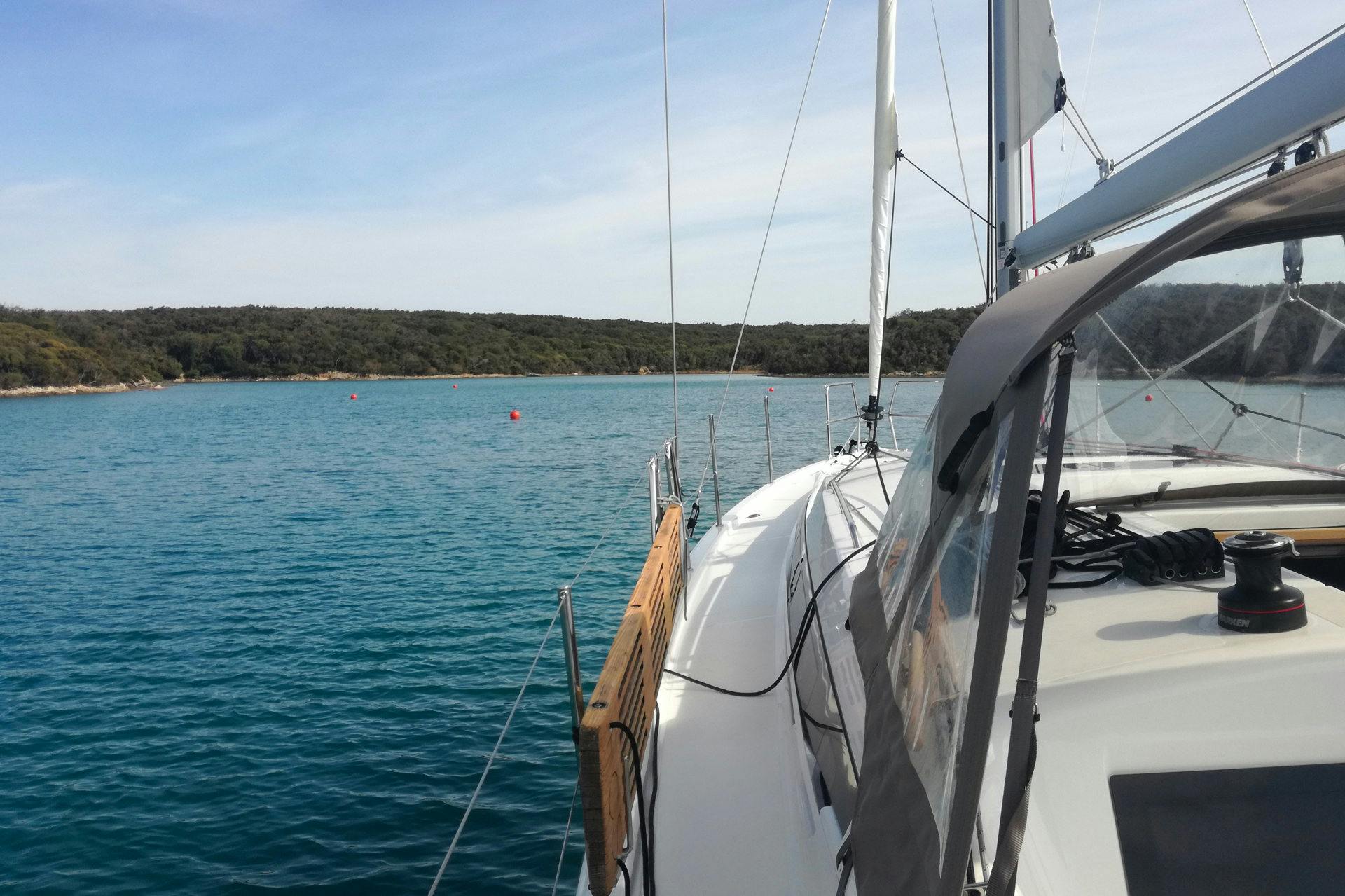 Book Sun Odyssey 410 - 3 cab. Sailing yacht for bareboat charter in Marina Punat, Krk, Kvarner, Croatia with TripYacht!, picture 6