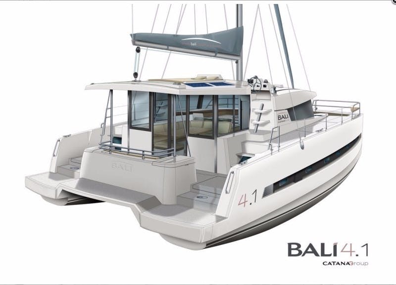 Book Bali 4.1 - 4 + 2 cab. Catamaran for bareboat charter in New Caledonia, Noumea, Port Moselle, New Caledonia with TripYacht!, picture 4