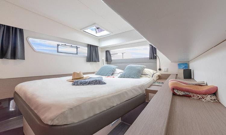 Book Fountaine Pajot Elba 45 - 4 + 1 cab. Catamaran for bareboat charter in Mykonos, Cyclades, Greece with TripYacht!, picture 7