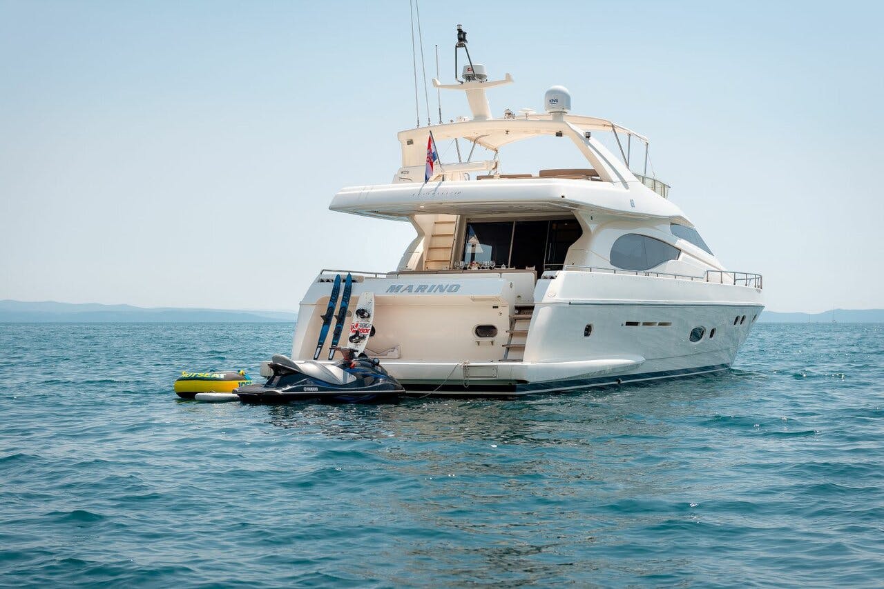Book Ferretti Yachts 730 Motor yacht for bareboat charter in ACI Marina Split, Split region, Croatia with TripYacht!, picture 3