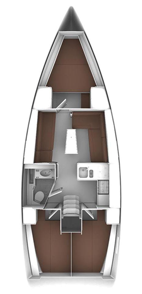 Book Bavaria Cruiser 37 - 3 cab. Sailing yacht for bareboat charter in Ijsselmeer/Lelystad Haven, Flevoland, Netherlands with TripYacht!, picture 2
