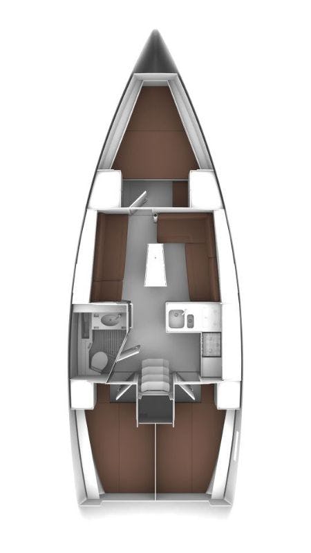 Book Bavaria Cruiser 37 - 3 cab. Sailing yacht for bareboat charter in Ijsselmeer/Lelystad Haven, Flevoland, Netherlands with TripYacht!, picture 2