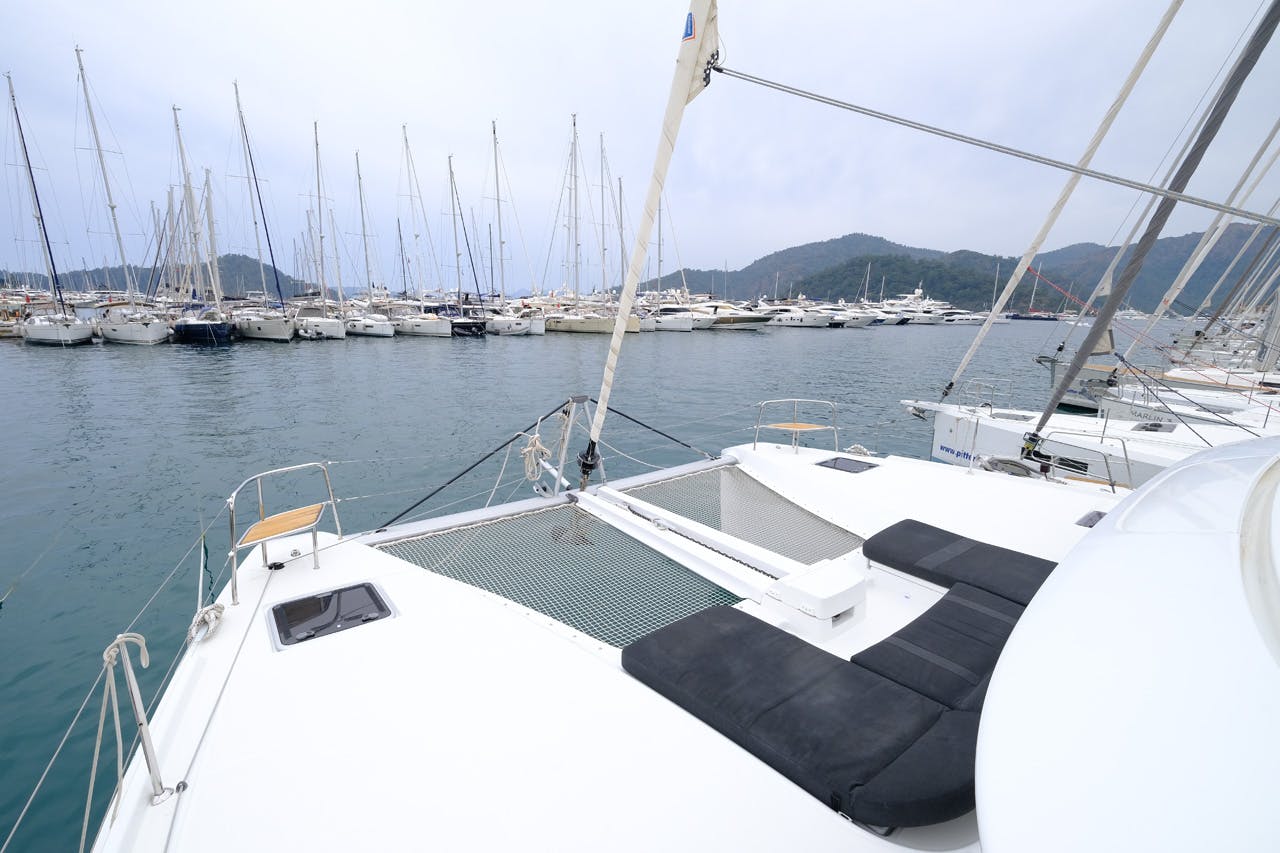 Book Lagoon 46 - 4 + 1 cab. Catamaran for bareboat charter in Göcek, Aegean, Turkey with TripYacht!, picture 4