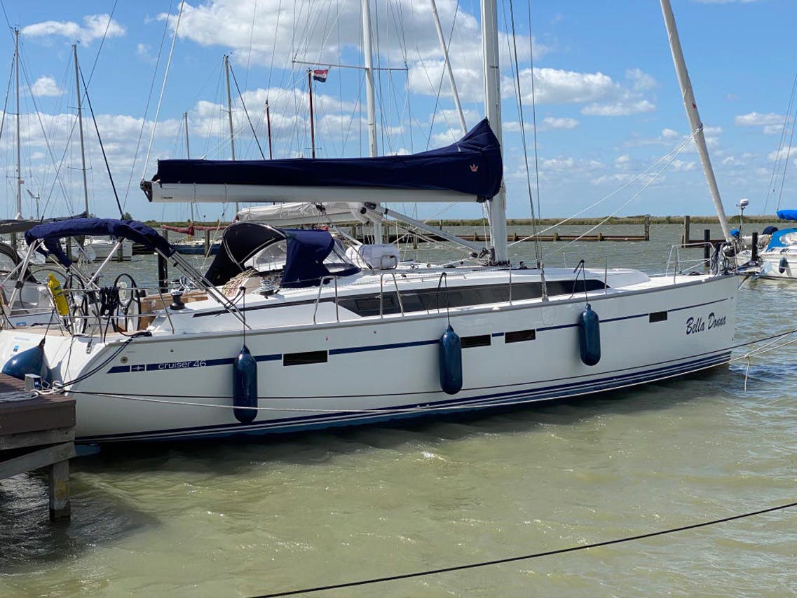 Book Bavaria Cruiser 46 - 4 cab. Sailing yacht for bareboat charter in Ijsselmeer/Lelystad Haven, Flevoland, Netherlands with TripYacht!, picture 1