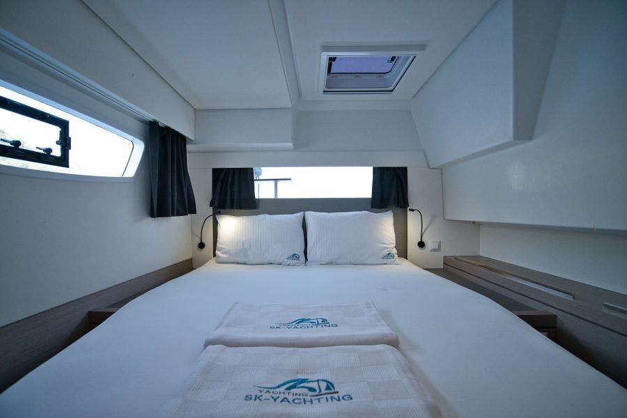 Book Fountaine Pajot Saona 47 Quintet - 5 + 1 cab. Catamaran for bareboat charter in Marmaris Yacht Marina, Aegean, Turkey with TripYacht!, picture 22