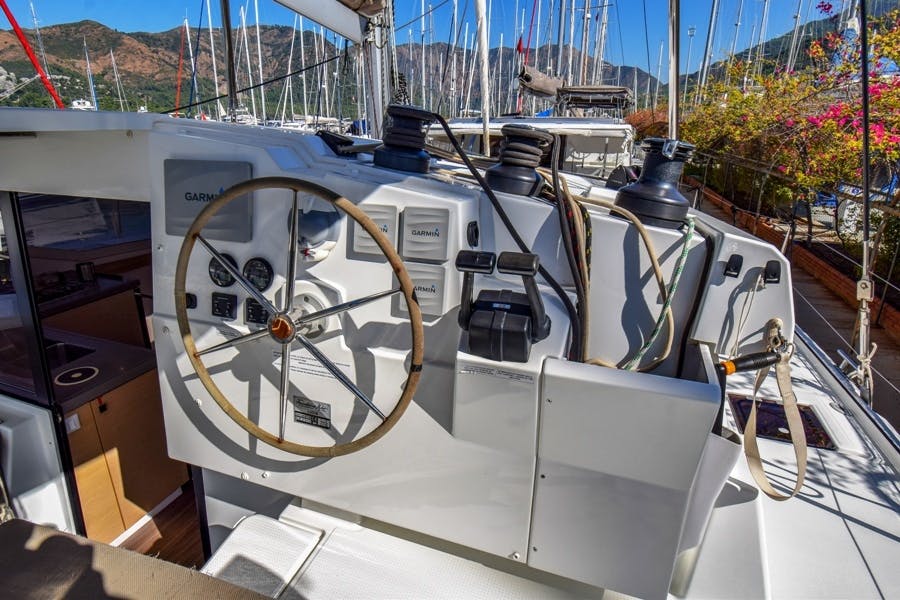 Book Fountaine Pajot Lucia 40 Catamaran for bareboat charter in Marmaris Yacht Marina, Aegean, Turkey with TripYacht!, picture 14