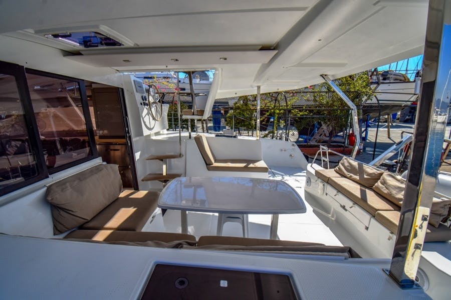 Book Fountaine Pajot Lucia 40 Catamaran for bareboat charter in Marmaris Yacht Marina, Aegean, Turkey with TripYacht!, picture 11