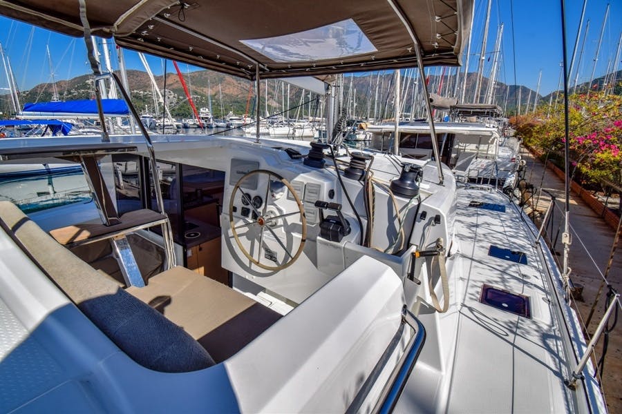 Book Fountaine Pajot Lucia 40 Catamaran for bareboat charter in Marmaris Yacht Marina, Aegean, Turkey with TripYacht!, picture 13