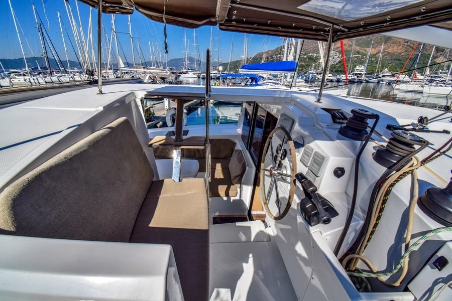 Book Fountaine Pajot Lucia 40 Catamaran for bareboat charter in Marmaris Yacht Marina, Aegean, Turkey with TripYacht!, picture 15