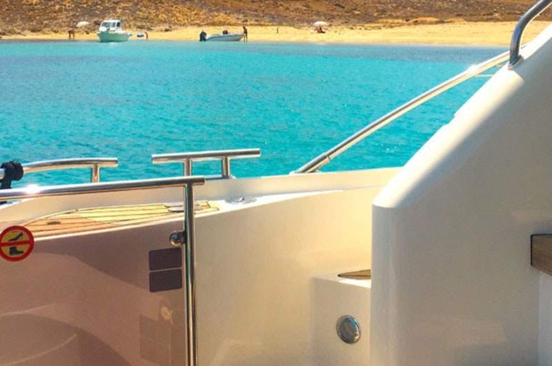 Book Fairline Phantom 43 Motor yacht for bareboat charter in Mykonos, Cyclades, Greece with TripYacht!, picture 3