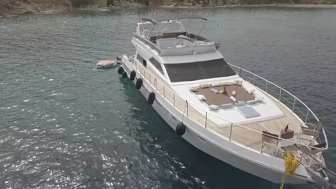 Book Ferretti Yachts 58 Motor yacht for bareboat charter in Mykonos, Cyclades, Greece with TripYacht!, picture 32