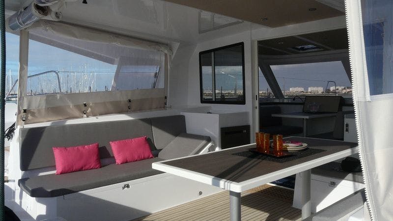 Book Nautitech 40 Open - 4 + 1 cab. Catamaran for bareboat charter in Cote D'Azur, Port Pin Rolland, Provence-Alpes-Côte d'Azur, France with TripYacht!, picture 10