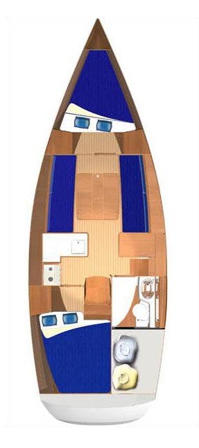 Book Dufour 325 GL Sailing yacht for bareboat charter in Marina Portorož, Primorska , Slovenia with TripYacht!, picture 2