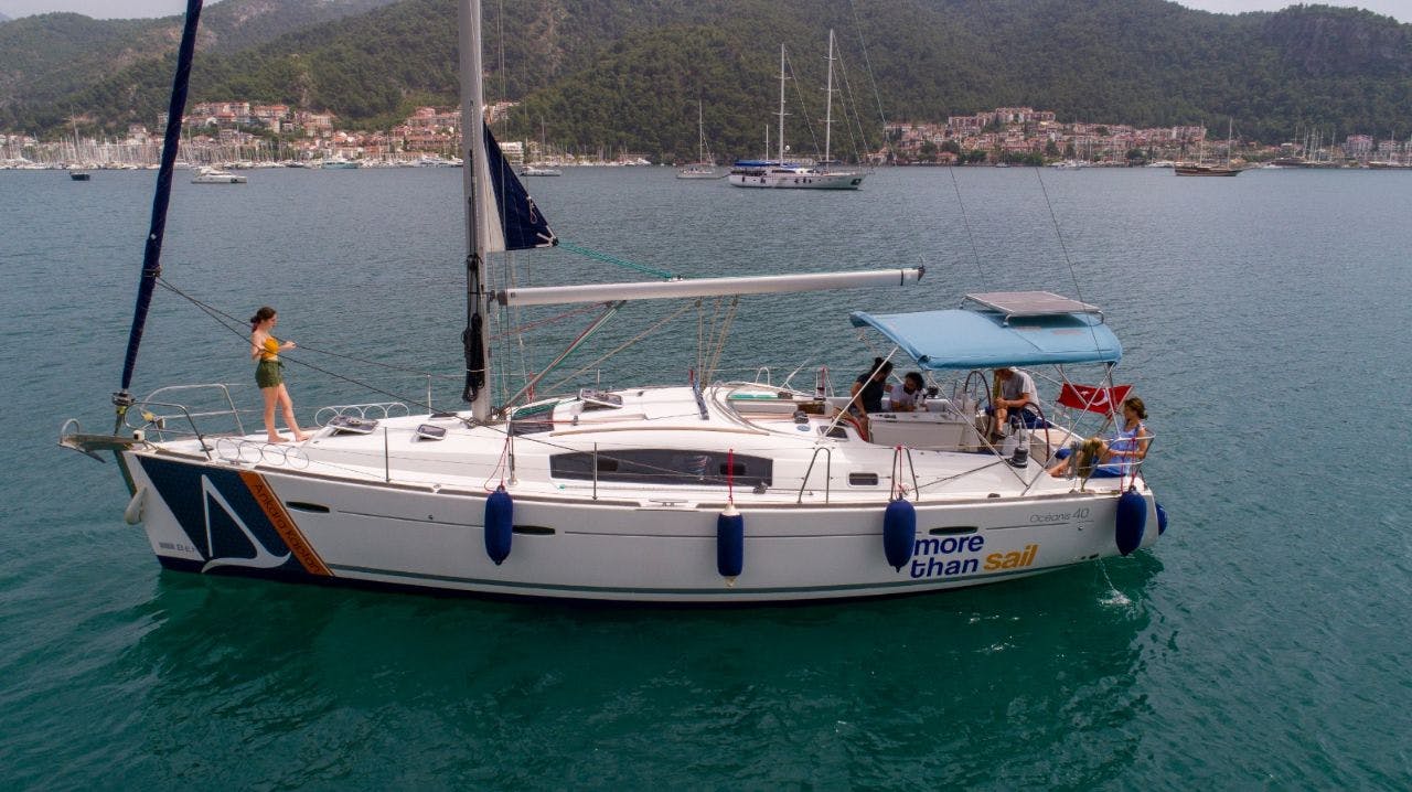 Book Oceanis 40 Sailing yacht for bareboat charter in Fethiye, Yacht Club Mai, Mediterranean, Turkey with TripYacht!, picture 1