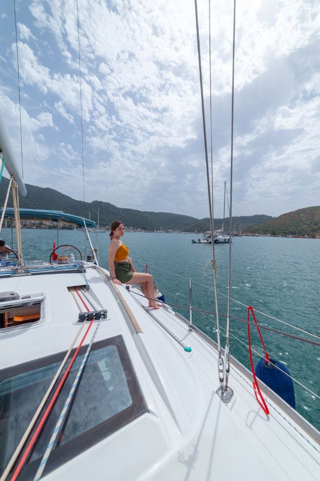 Book Oceanis 40 Sailing yacht for bareboat charter in Fethiye, Yacht Club Mai, Mediterranean, Turkey with TripYacht!, picture 5