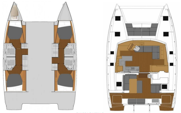 Book Fountaine Pajot Astrea 42 - 4 + 1 cab. Catamaran for bareboat charter in Marmaris Yacht Marina, Aegean, Turkey with TripYacht!, picture 2