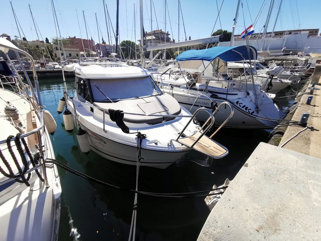 Book Merry Fisher 795 Motor boat for bareboat charter in Marina Tankerkomerc, Zadar, Zadar region, Croatia with TripYacht!, picture 1