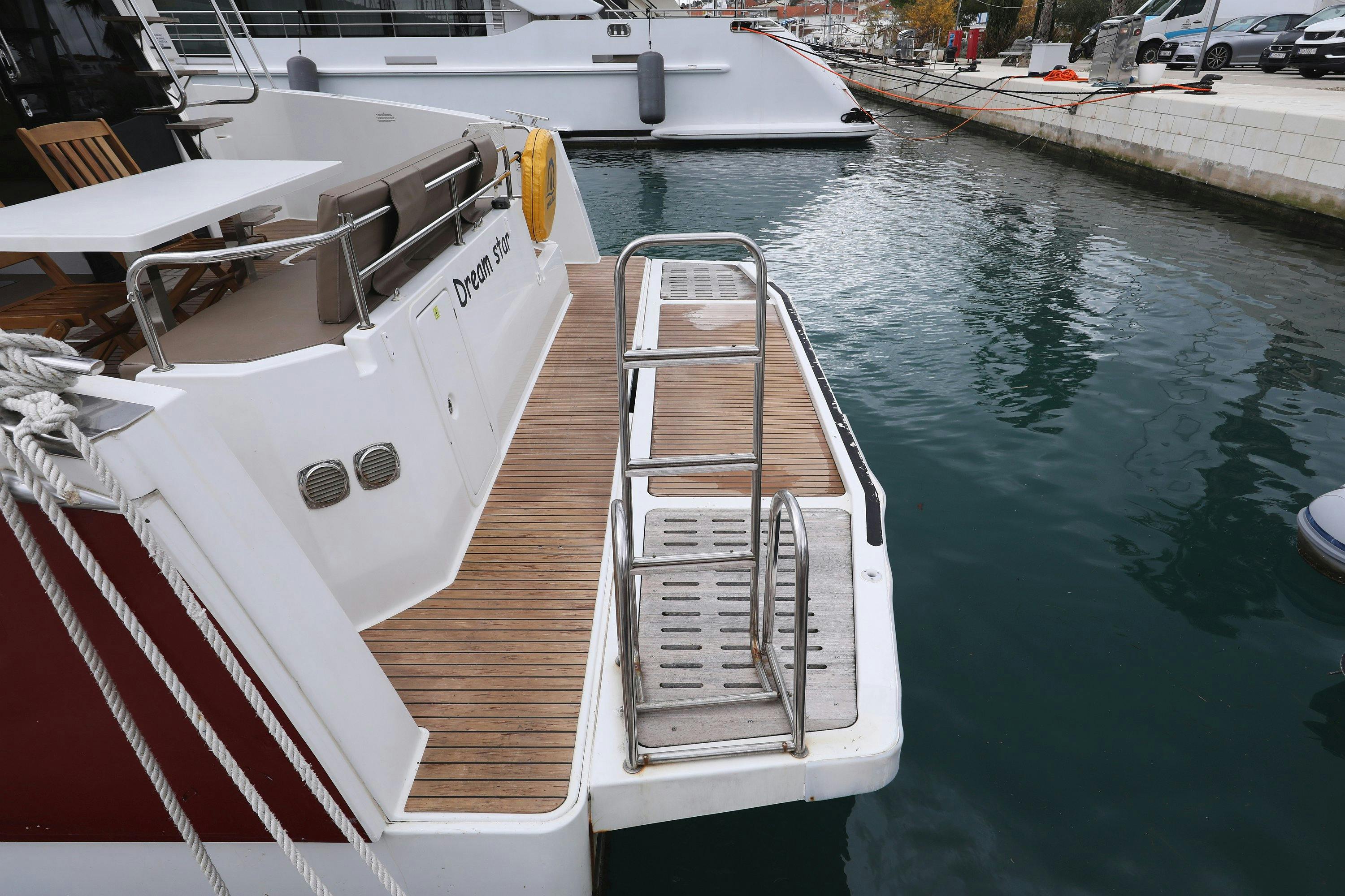 Book Fountaine Pajot MY 37 Power catamaran for bareboat charter in Trogir, Marina Trogir (ex.SCT), Split region, Croatia with TripYacht!, picture 41