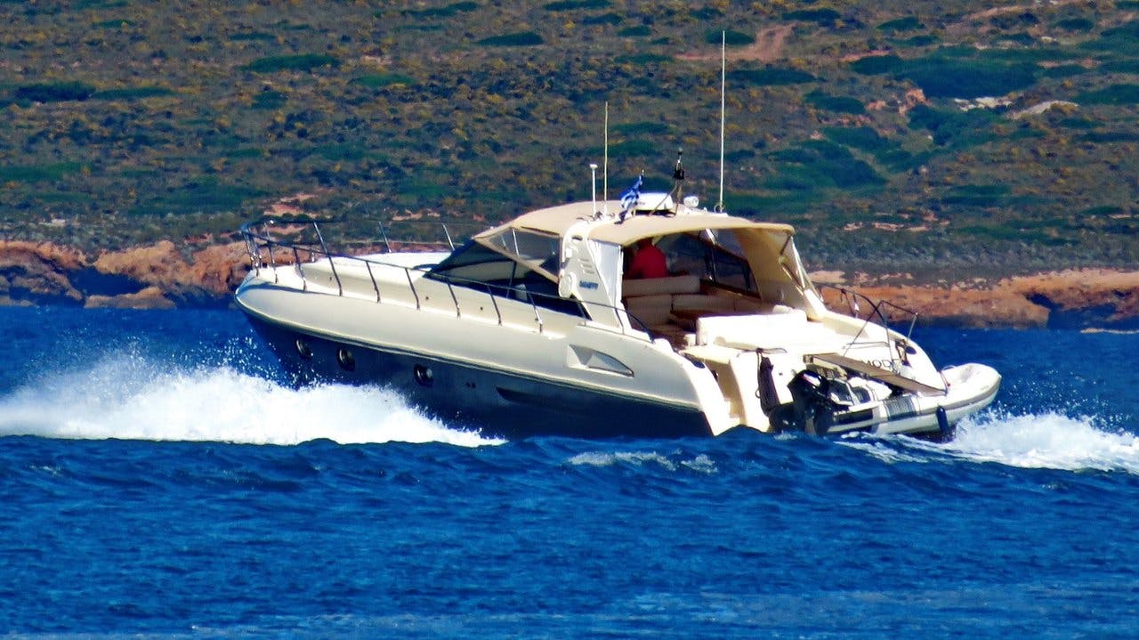 Book Gianetti 55 Sport Motor yacht for bareboat charter in Lavrion - Olympic Marine, Athens area/Saronic/Peloponese, Greece with TripYacht!, picture 2